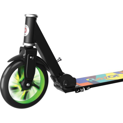 A5 Lux Light Up Scooter - Green - Image 13